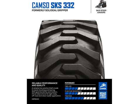 camso sks332 10x16.5 skid steer tire review|sks 332 camso.